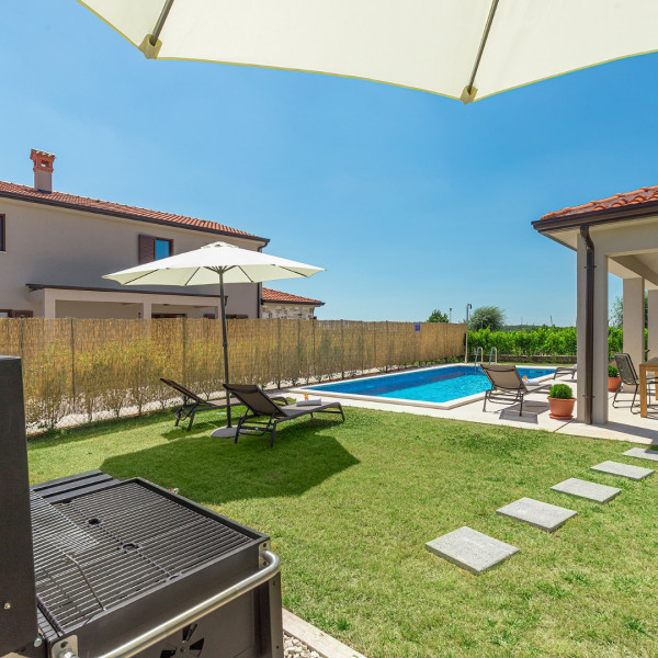 Villa Brih I, Villas Brih mit Pool, in der N&auml;he von Motovun, Istrien, Kroatien Motovun