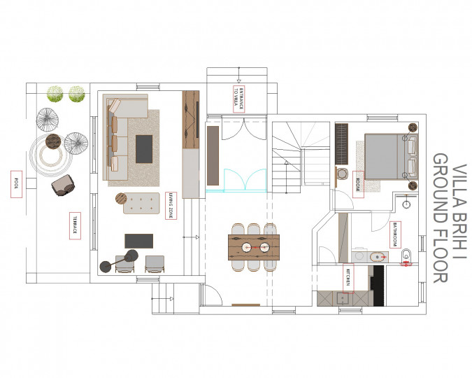 Villa Brih I, Villas Brih with pool, near Motovun, Istria, Croatia Motovun