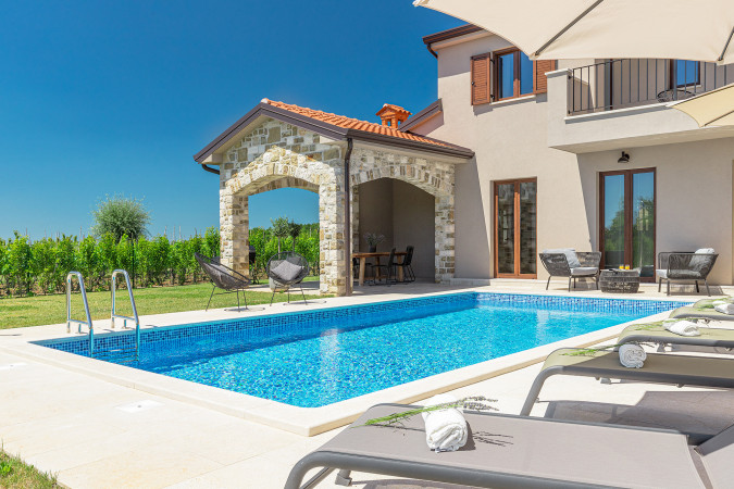 Villa Brih II, Villas Brih with pool, near Motovun, Istria, Croatia Motovun