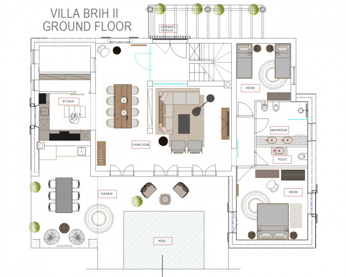 Villa Brih II, Villas Brih with pool, near Motovun, Istria, Croatia Motovun