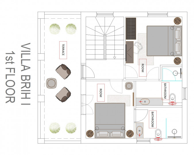 Villa Brih I, Villas Brih with pool, near Motovun, Istria, Croatia Motovun